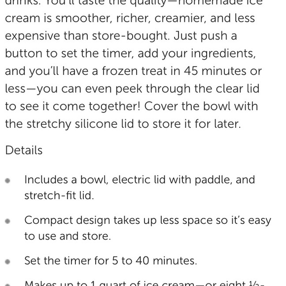 Pampered Chef Ice cream maker - Picture 7 of 7